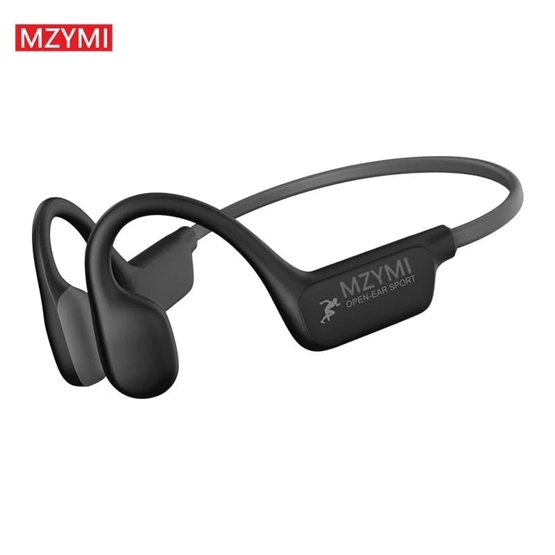 MZYMI Auricolari a conduzione ossea Archetto da collo A28 Cuffie Bluetooth5.3 Gancio per l'orecchio sportivo Auricolari aperti Suono HiFi Cuffie senza fili