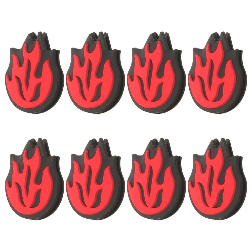 8 Pezzi Antivibranti per Racchette da Tennis in Silicone, Ammortizzatori per Tutte le Racchette, Design Facile da Applicare, Decorativi e Divertenti