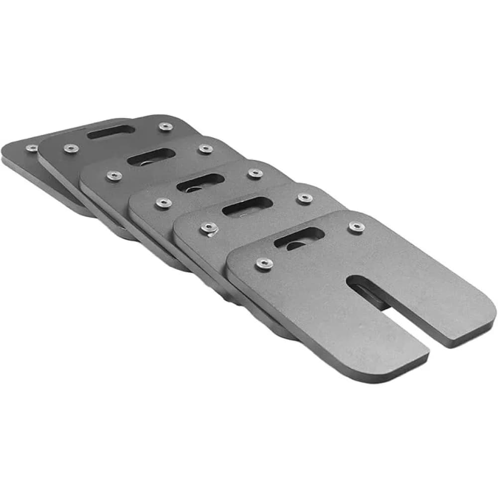 Piastre per Manubri Regolabili Quadrate, 6 Pezzi da 2,3 kg (2,3 kg x 6)