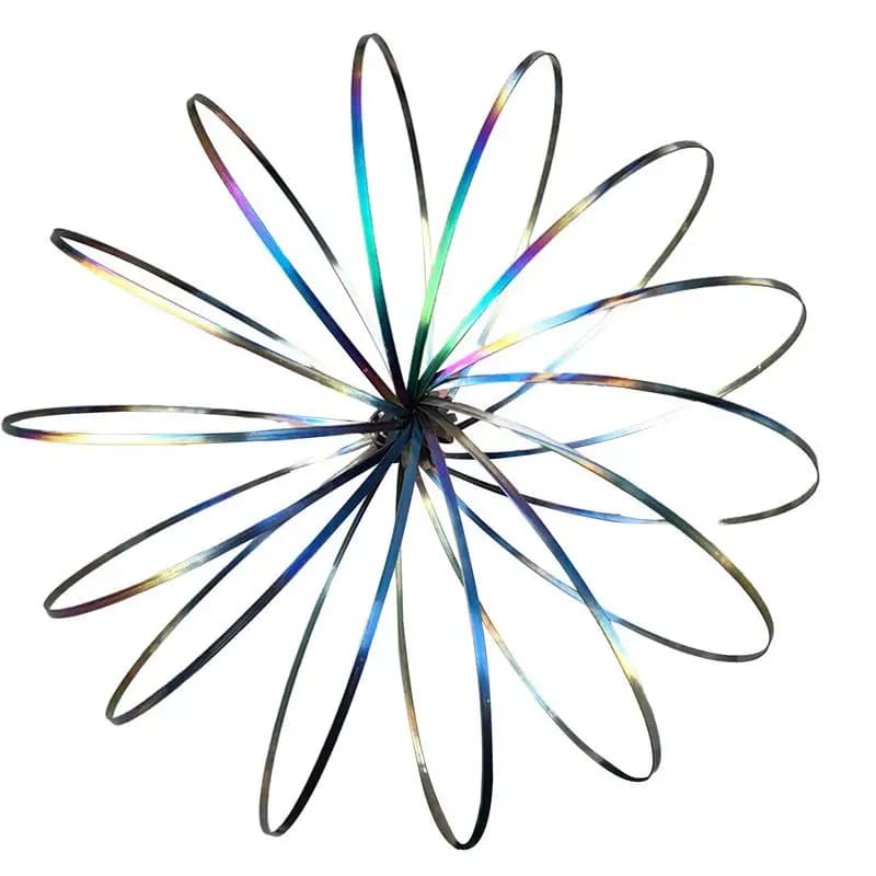 Anelli Magici Giocattolo, Anelli Arm Spinner, Anelli Flow Interattivi Multisensoriali a Forma 3D, Anello a Molla Educativo, Braccialetto Magico Giocattolo