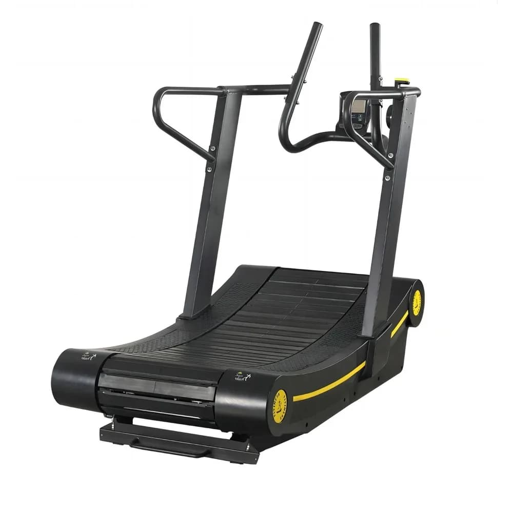 Treadmill with Nylon Running Belt Manual For Commercial Fitness Equipment High Quality Curved Mechanical For Factory Direct Sales