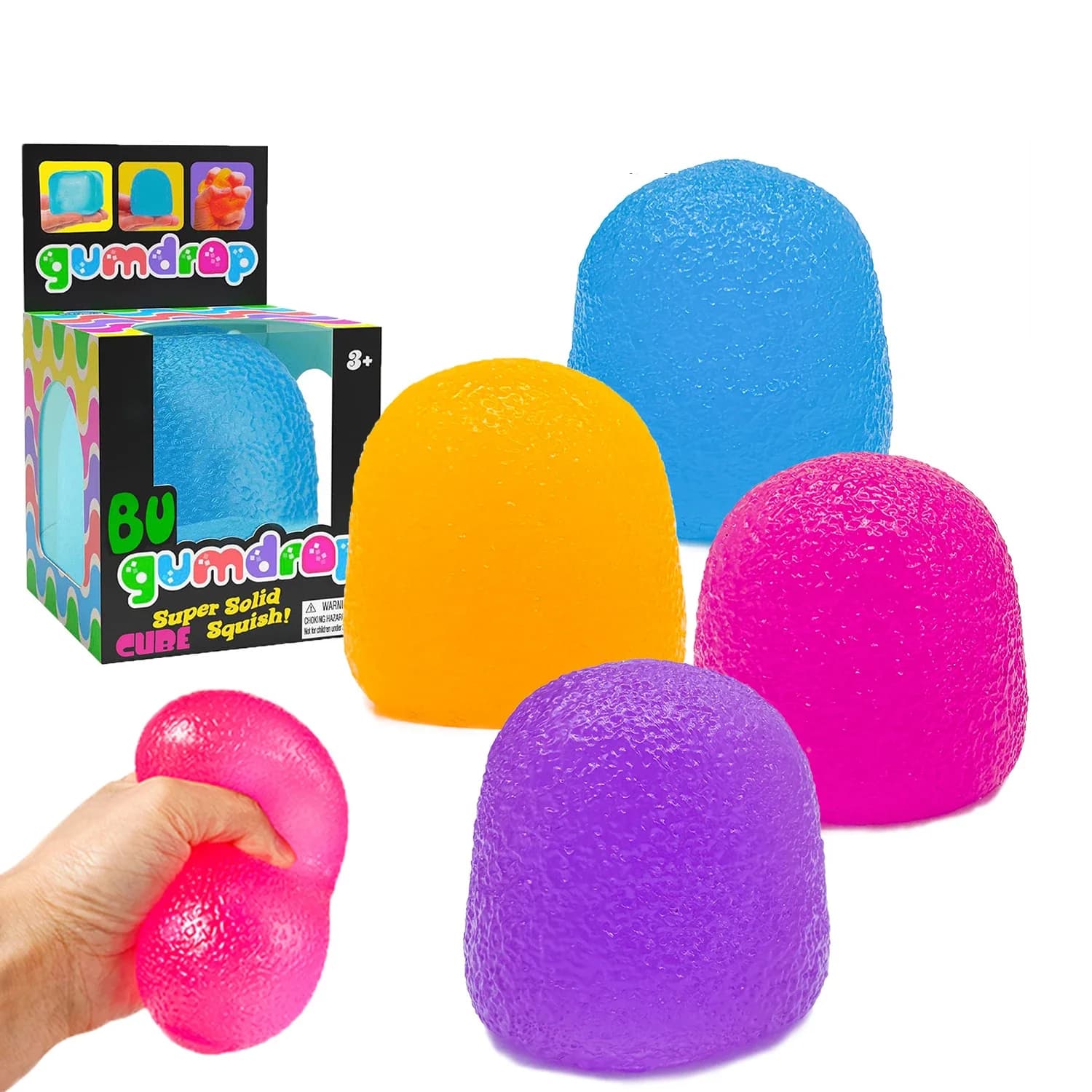 Mini Candy Plastic Pinching and Stress Relief Tool Maltose Pinching Stress Relief Toy Soft, Skin Friendly,Durable Party Favors