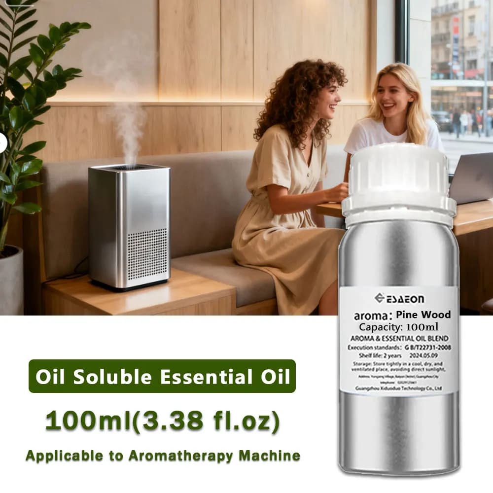 ESAEON 100ml(3.38 fl.oz) Pine Wood Essential Oil, For Two fluid Aroma Diffuser, Fireless Aromatherapy, Waterless Aroma Diffusers