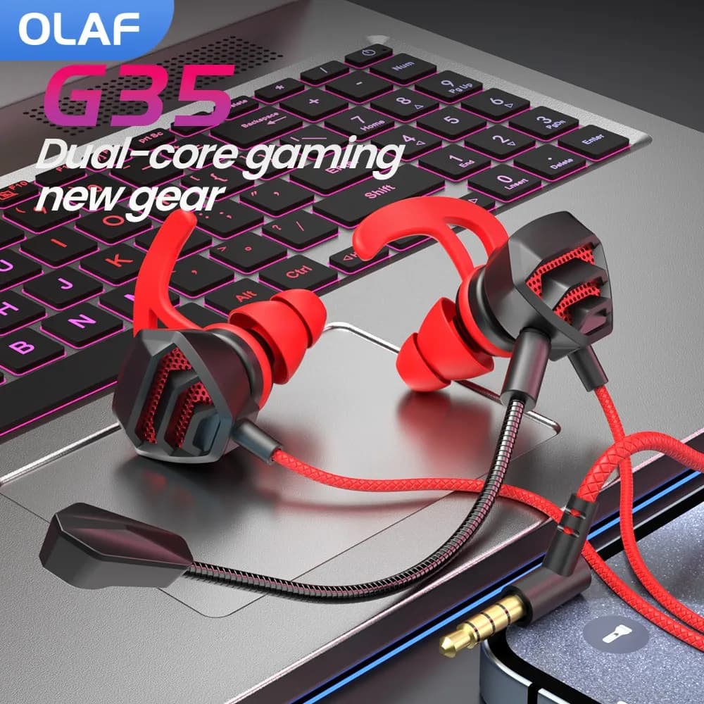 Tipo C / 3,5 mm Cuffie cablate Cuffie intrauricolari Auricolari cablati con doppio microfono Auricolari stereo Cuffie da gioco per iPhone16 15 Samsung