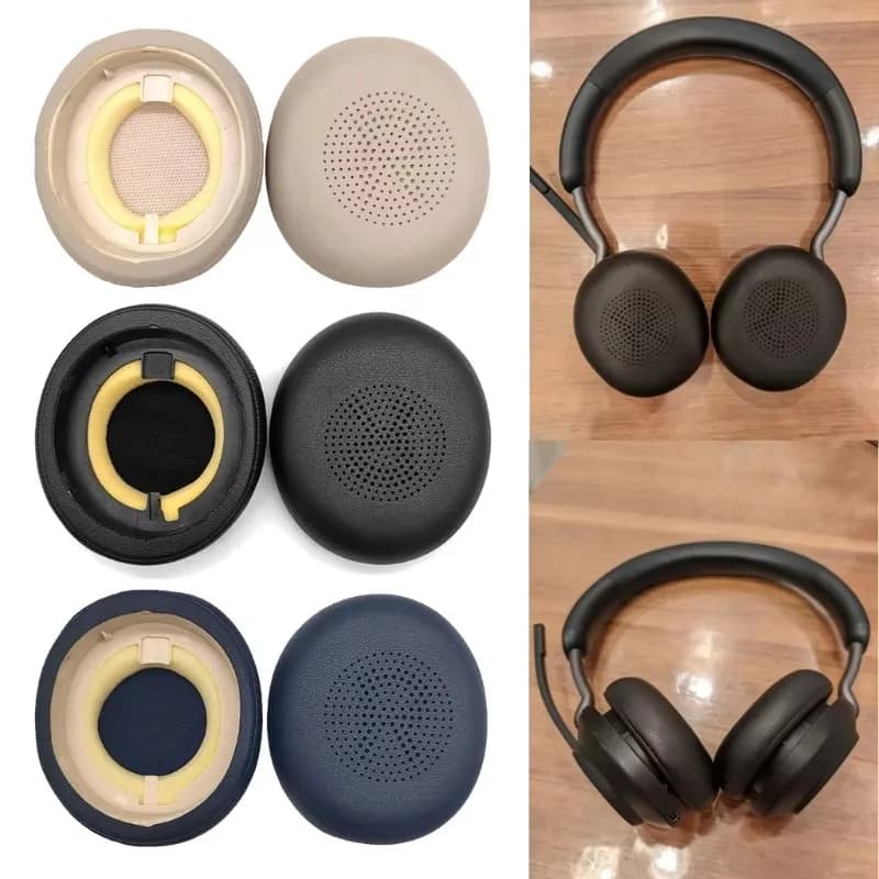 1 paio di cuscinetti auricolari di ricambio in schiuma per cuffie Jabra ELITE 45H Evolve2 65