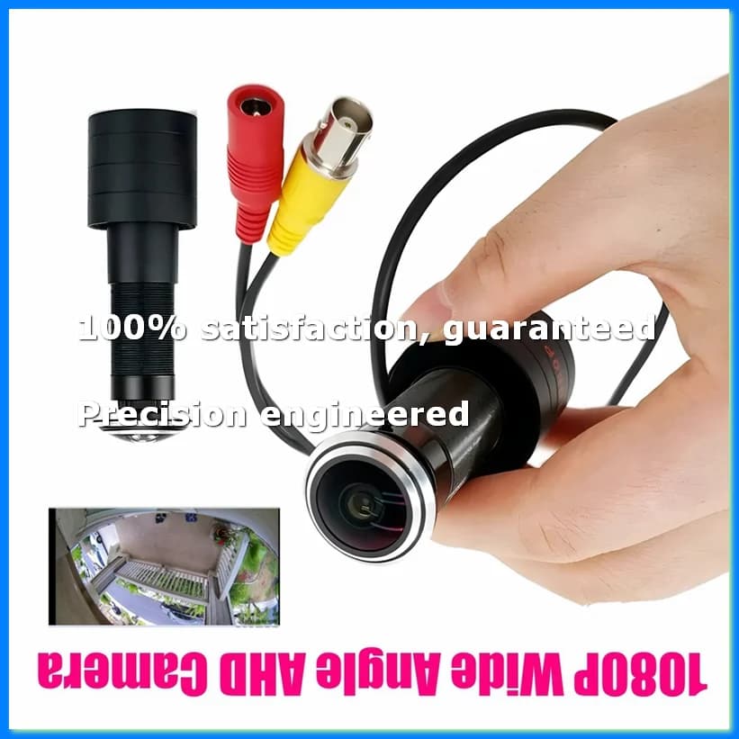 1.7mm Panorama Fish-Eye 1080P Wide Angle AHD Camera PAL 2MP CCTV Door Viewer Adjustable for Home Security-A23R