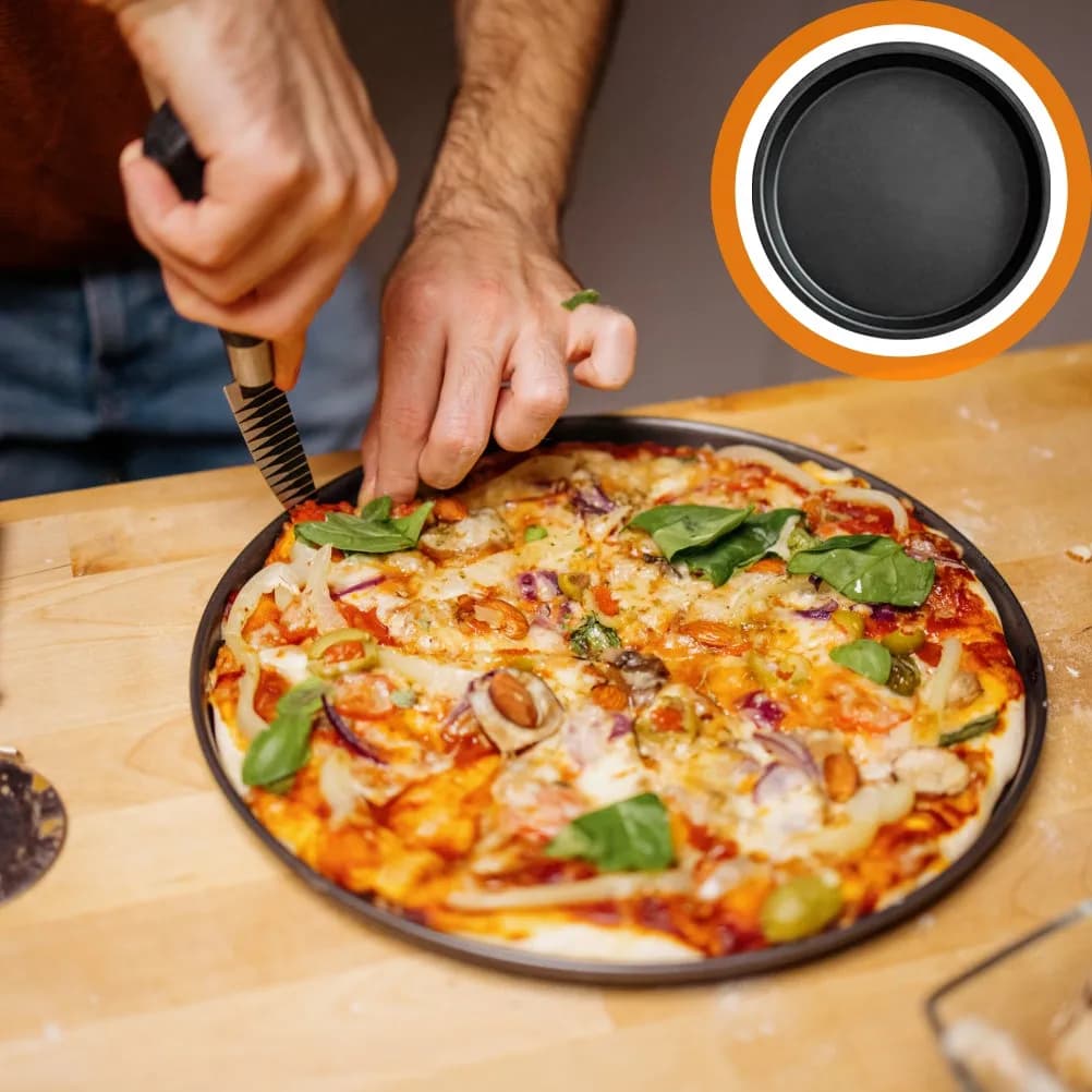 8-inch Anti-Agent Pizza Board, Heat Resistant, Barbecue Accessories and Air Fryer