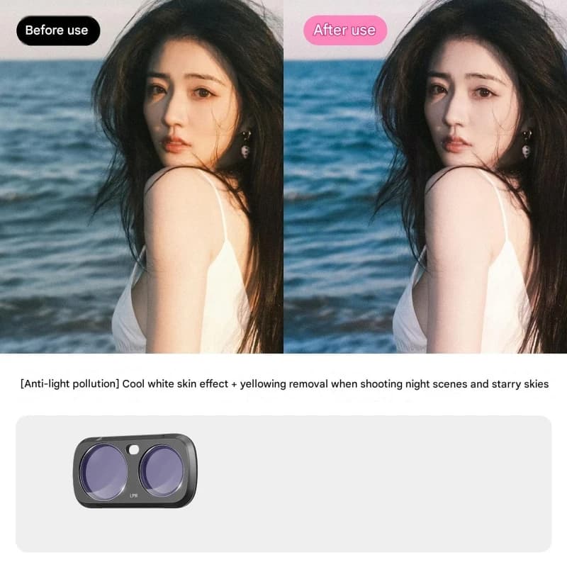 Lens Filter For 360 Lens With CPL ND16 Black Mist 1/4 And Anti Light Pollution H8WD