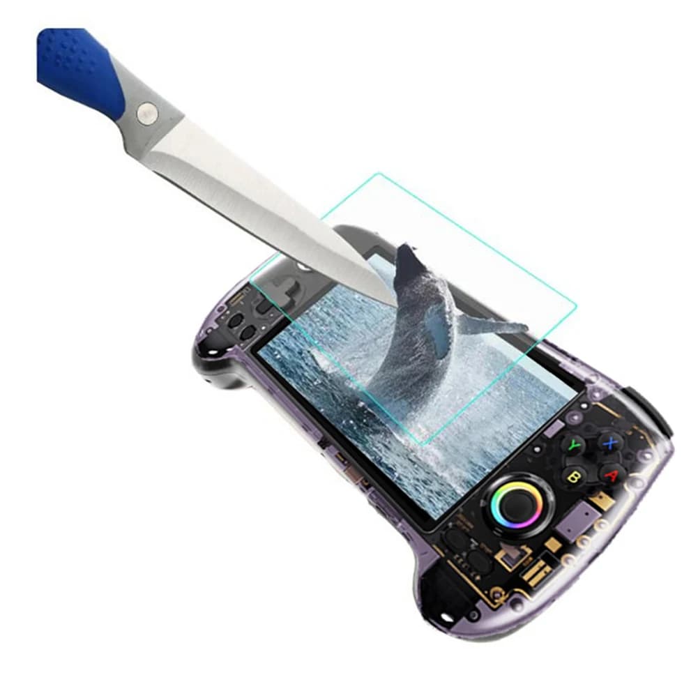 2 pezzi 9H HD protezione schermo in vetro temperato pellicola protettiva accessori di gioco per Anbernic RG557