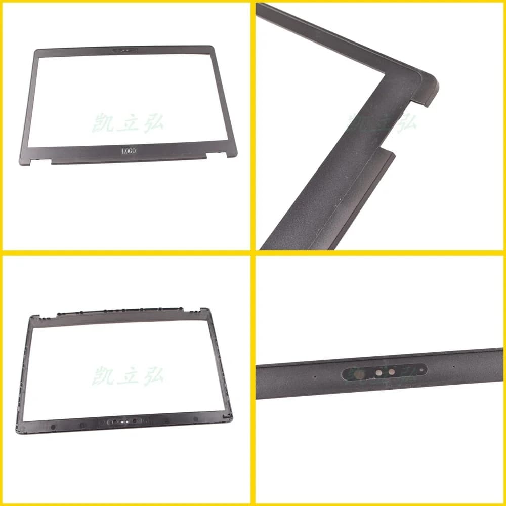 Griglia di copertura per altoparlante per laptop Dell E5480 E5490 con foro per telecamera IR e doppio foro per webcam, cornice esterna per notebook