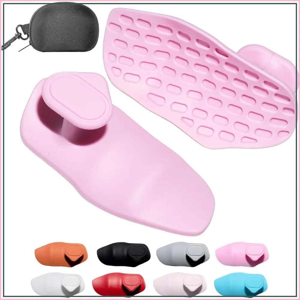 Silicone Gym Grips for Weight Lifting, Workout Gloves Alternative, Anti-Slip Hand Grips for Barbell, Pull Up, Training