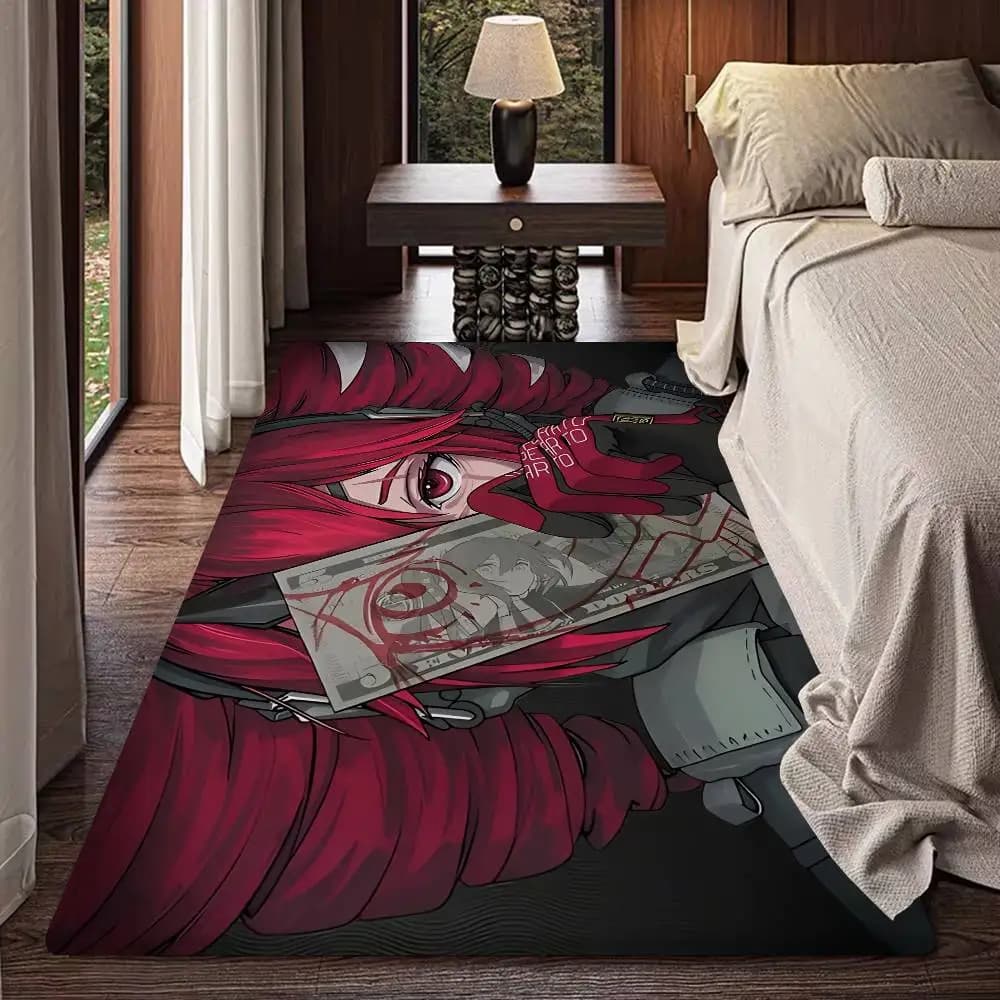 Popular Vocaloid K-Kasane T-Teto Room Mats Retro Multiple Choice Living Room Kitchen Rug Non-Slip Welcome Rug