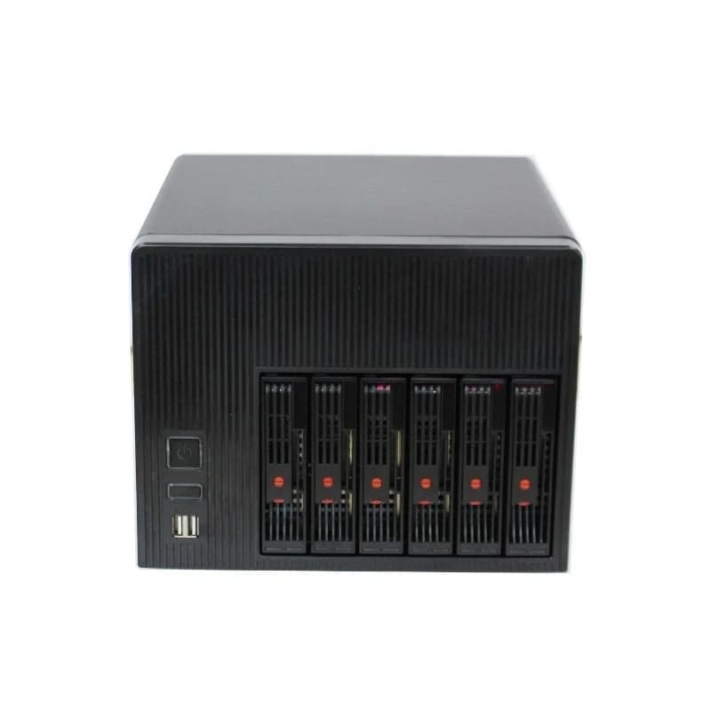 6-Disk NAS Storage Box | Hot Swappable Server Case with RAID Support for Home and Office UseGoods in stock