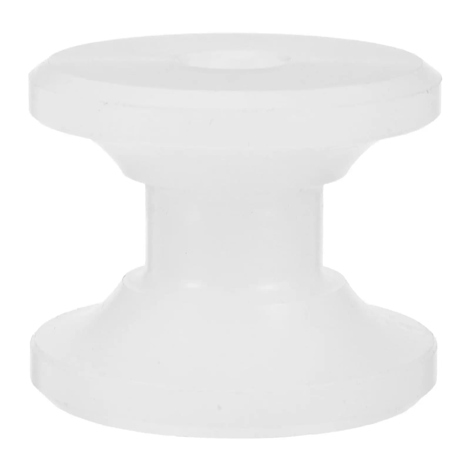 Translucent Plastic Marine Anchor Roller Replacement Wheel for Boat Bow Deck Guide Roller Spare Part for Sailboats Yachts and