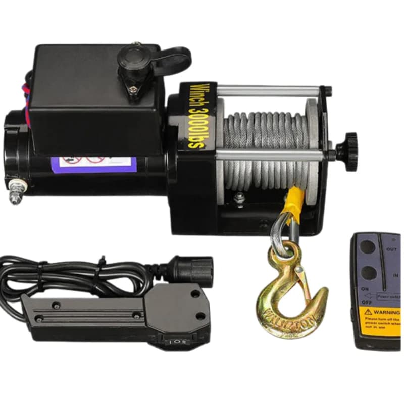12v Boat Anchor Electric Winch Dc Motor 12V 24V 48V 6000 Lb 6000 Lbs 6000lbs Car Truck Electric Winch Pickup Truck Crane