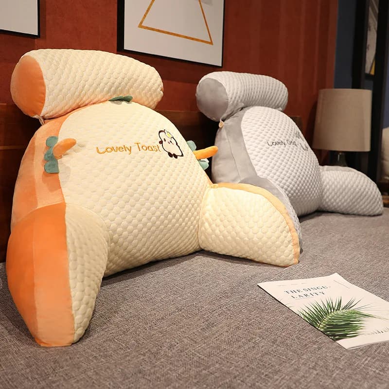Cuscino da comodino estivo pacchetto morbido cuscino in vita cuscino da lettura per letto morbido cuscino per divano carino con schienale grande cuscino triangolare traspirante
