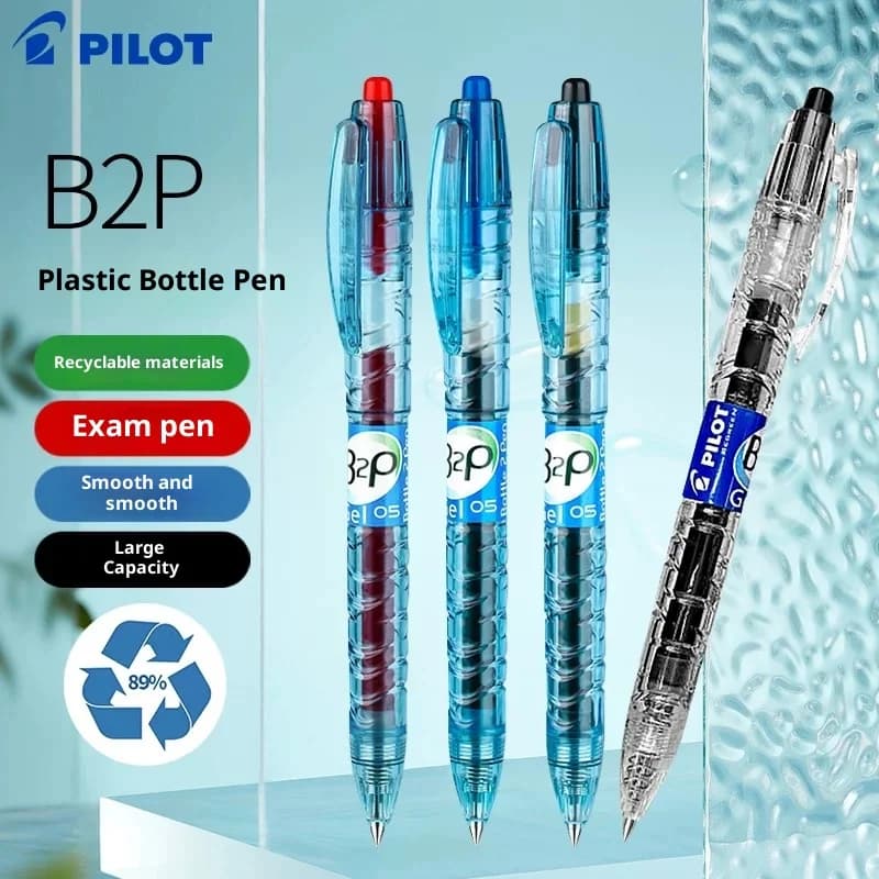 PILOT B2P Penna gel Design bottiglia d'acqua riciclata, penna retrattile multicolore da 0,5 mm per ufficio scolastico Vari scenari di scrittura