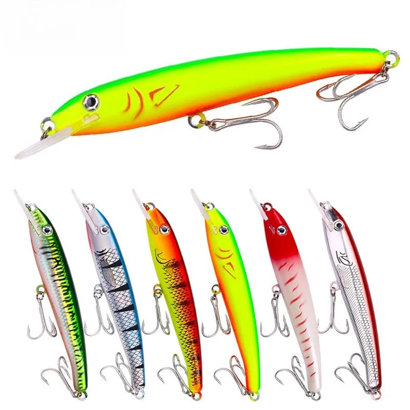 1pcs Deep-Diving Wobbler 30g/44g Heavy-Duty Saltwater Fishing Lure Artificial Bait ABS Hard Lures Saltwater Fishing Gear