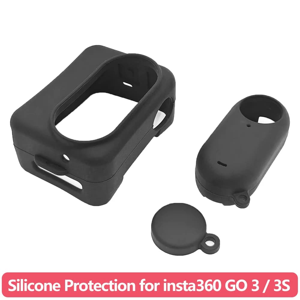GO 3S Silicone Protective Case Cover Camera Case for Insta360 GO 3 / 3S Action Cameras Full Body Protection