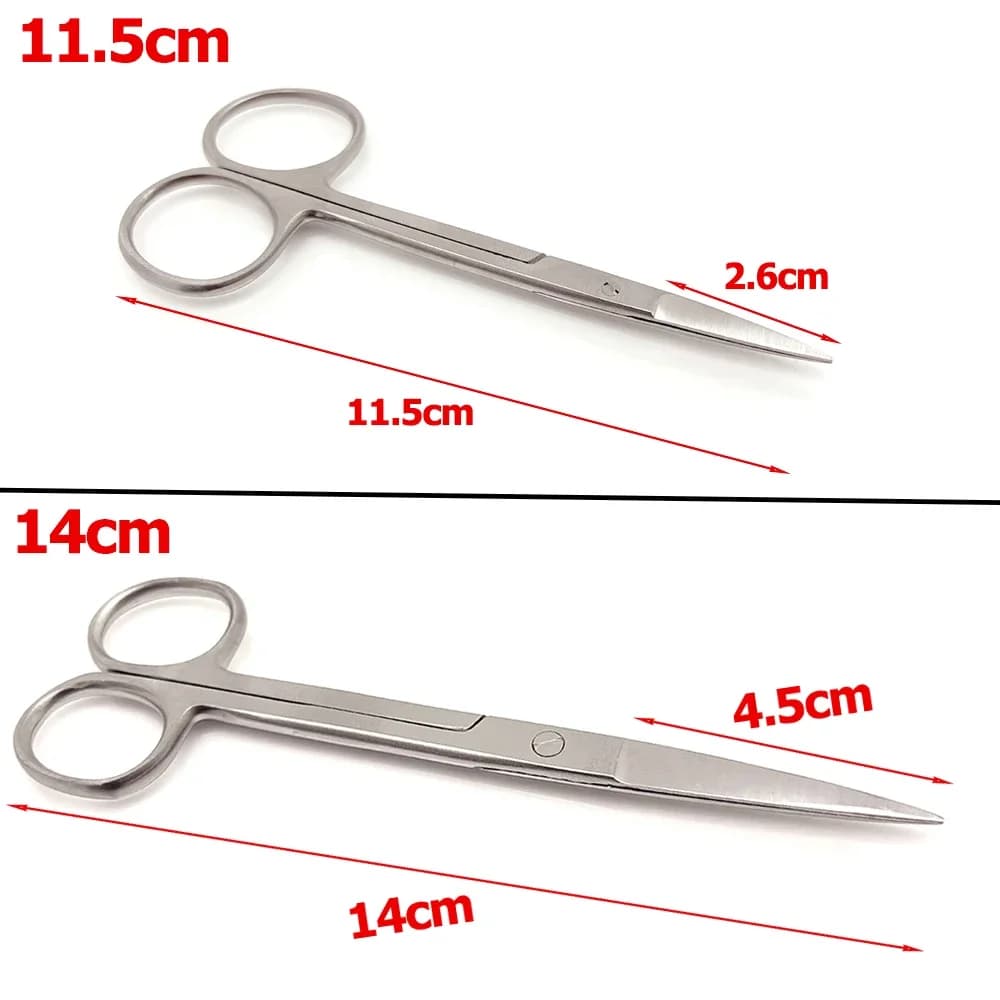 Hydraulic Steel Straight Scissors For Medical and Dental Use, Ophthalmic Precision Cutting Tool, Surgery Equipment