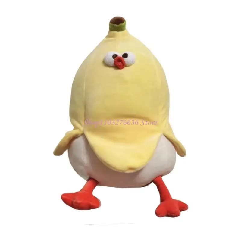 R6FD Cartoon Pollo Peluche Imbottitura in cotone Bambini Comanion Divano Auto Decorazioni per scuola materna