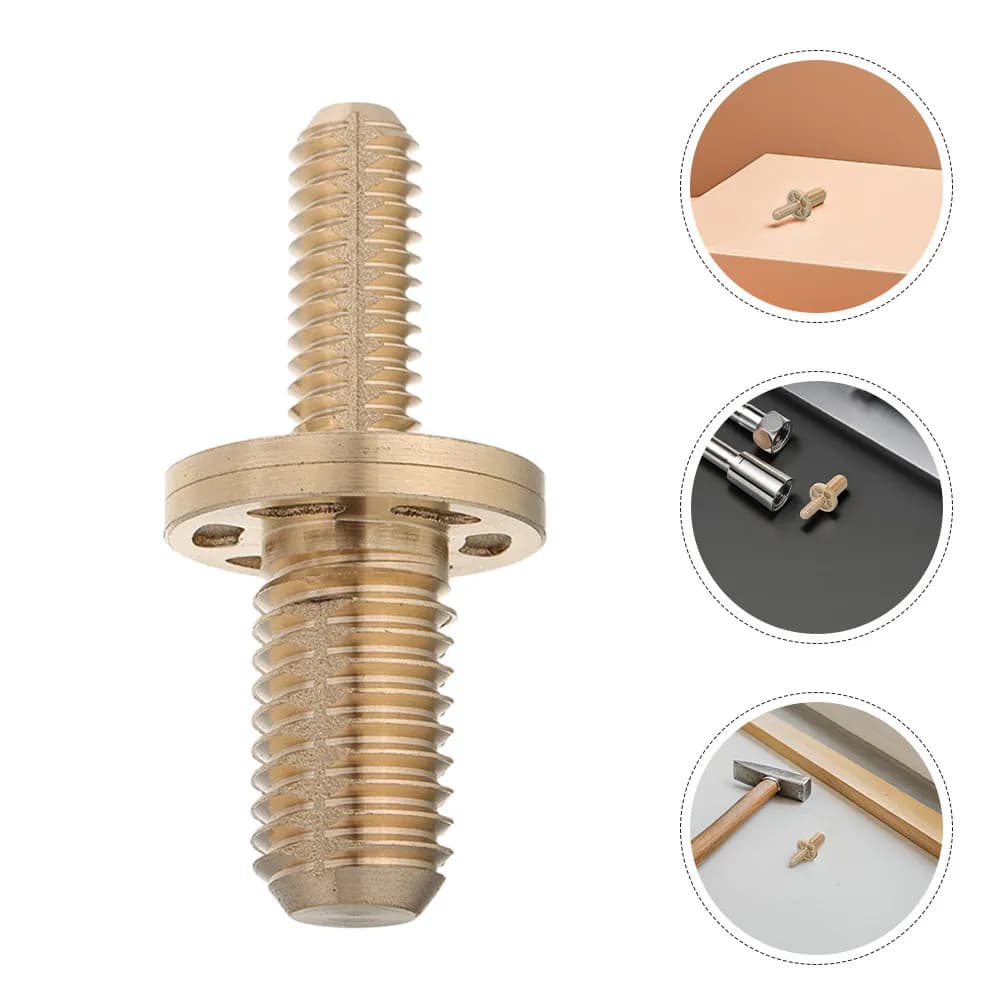 2 Pezzi Viti di collegamento per stecche da biliardo in ottone con design anti-sfilamento, viti di prolunga per stecche da biliardo per giocatori di ogni livello