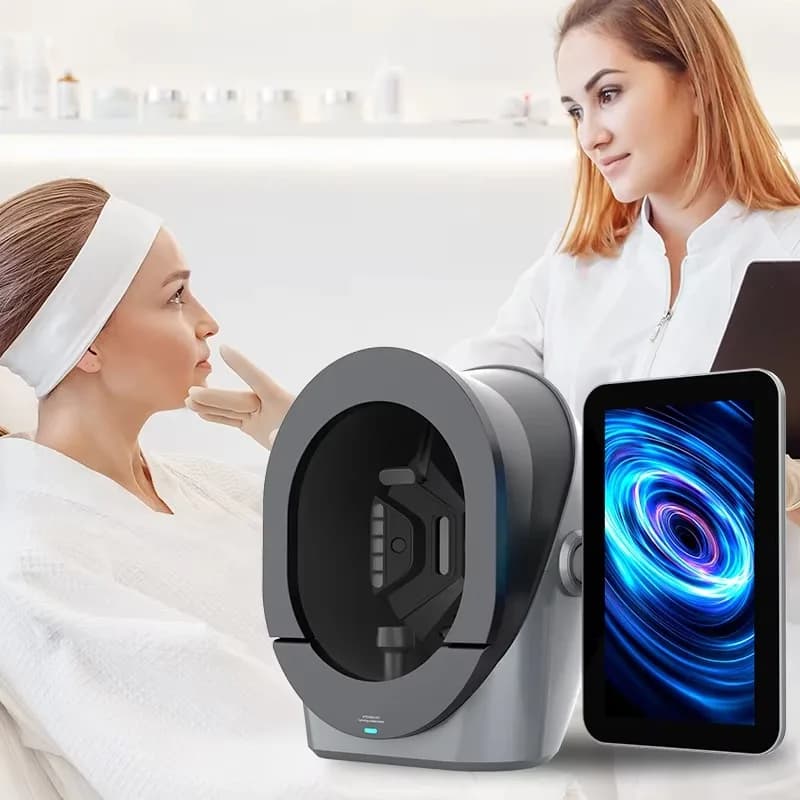 3D Skin Analysis Machine AI Intelligent Skin Analyzer Facial Scanner Professional Skin Detector Moisture Pores Tester