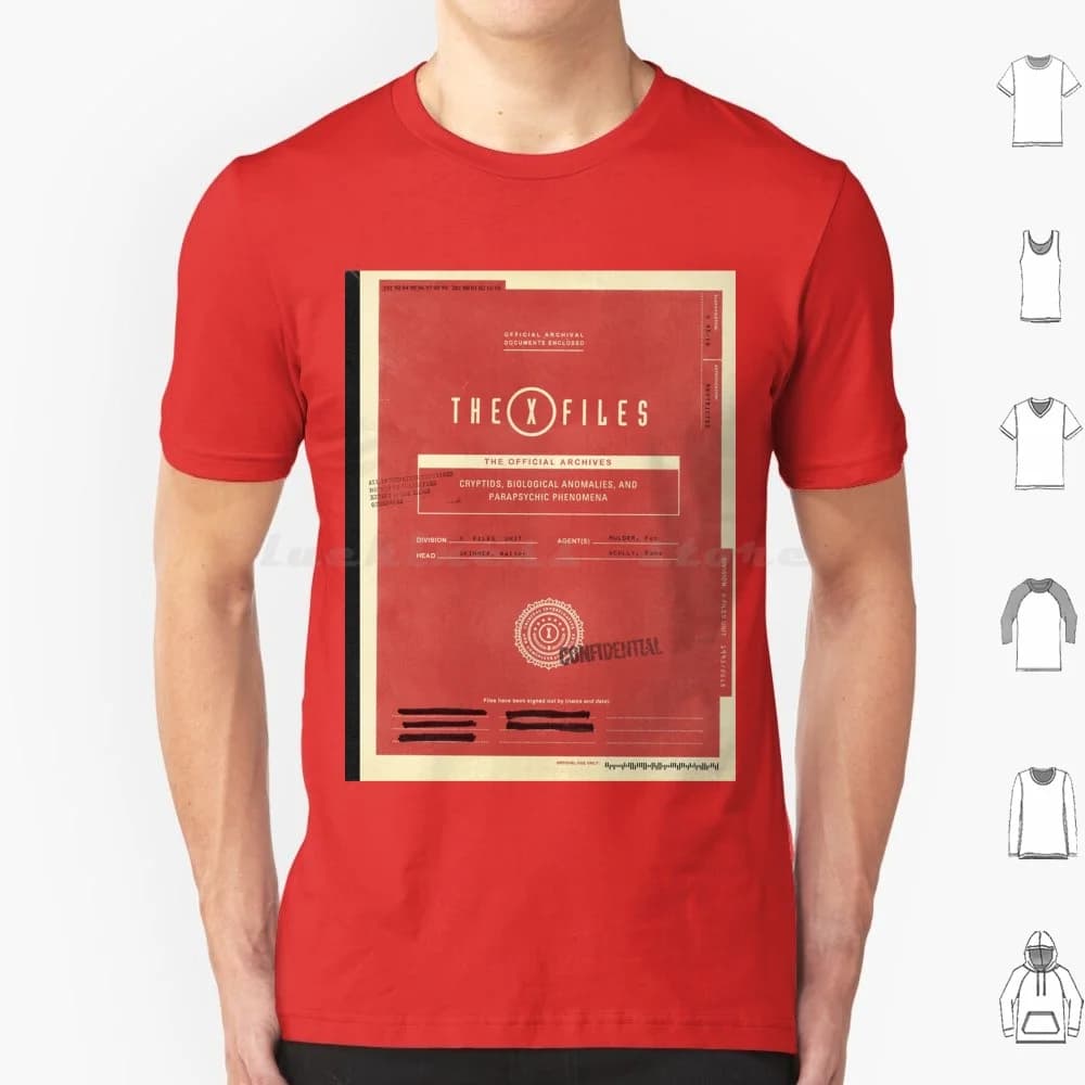 The X-Files Fbi Cartella ufficiale T Shirt Uomo Donna Bambini 6xl X File The X Files X Files Case Scully Dana Scully Mulder Ufo Space
