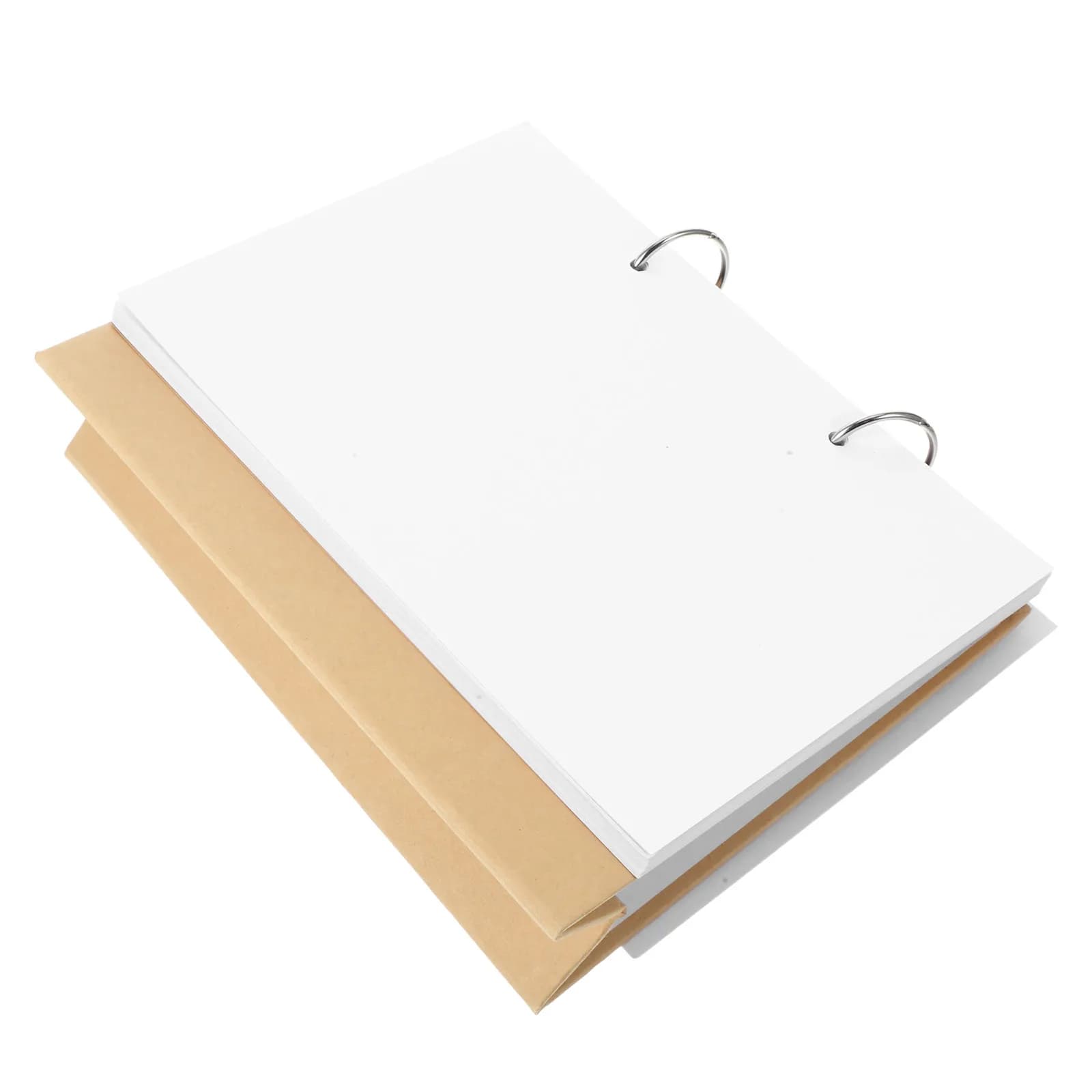 A5 Blank Flip Calendar Detachable Pages Desk Calendar DIY Graffiti Memo Notebook Multifunctional Office Planner
