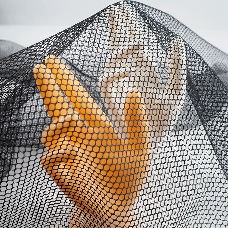 Mesh fabric with 59*36 inches large holes for the construction of wigs bases without elastic mesh for the construction of wigs