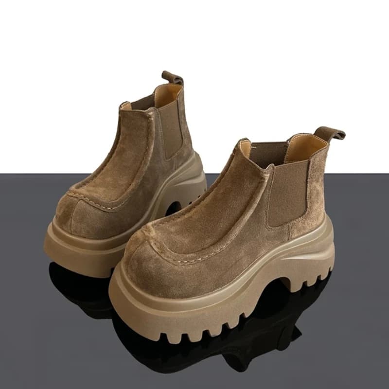 Stivaletti da donna Scarpe basse con plateau Scarpe sportive Tendenza invernale Stivali Chelsea 2025 Sneaker moda Scarpe da corsa da passeggio Botas da neve