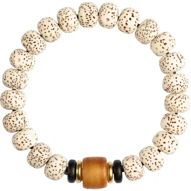 Single Circle Xingyue Bodhi Bracelet: High-density Buddhist Prayer Beads, Minimalist Lucky Gifts for Men, Women & Students