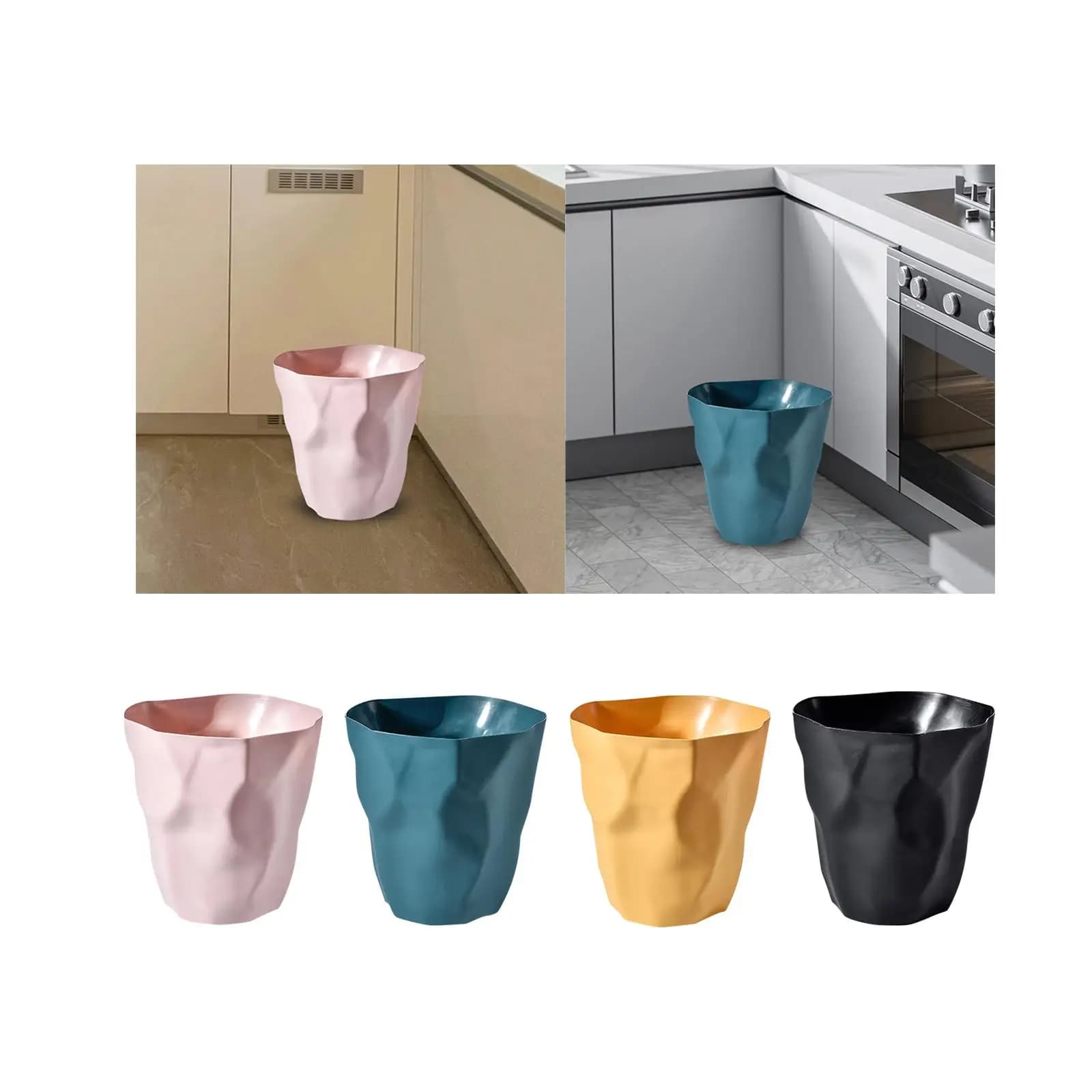 Cestino per rifiuti senza coperchio, minimalista, per lavanderia, cucina, bagno, interni, soggiorno