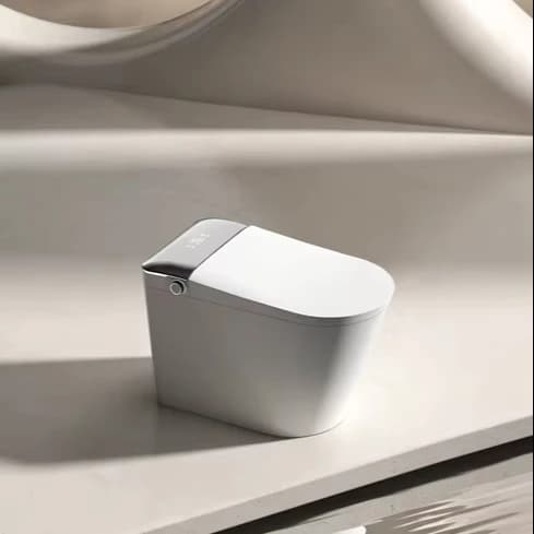 JM810L Intelligent toilet seat with unlimited water pressure control Smart bath accessory S-Trap drainage Seat heating
