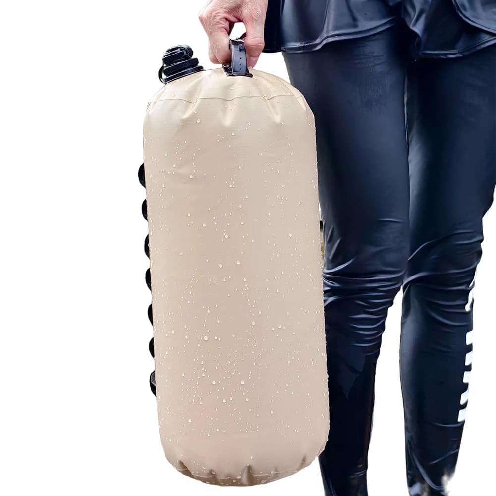 Swimming Buoy Multifunctional Water Weight Bag with Belt Water Storage Bag Water Container Bag for Beach Pool Snorkeling
