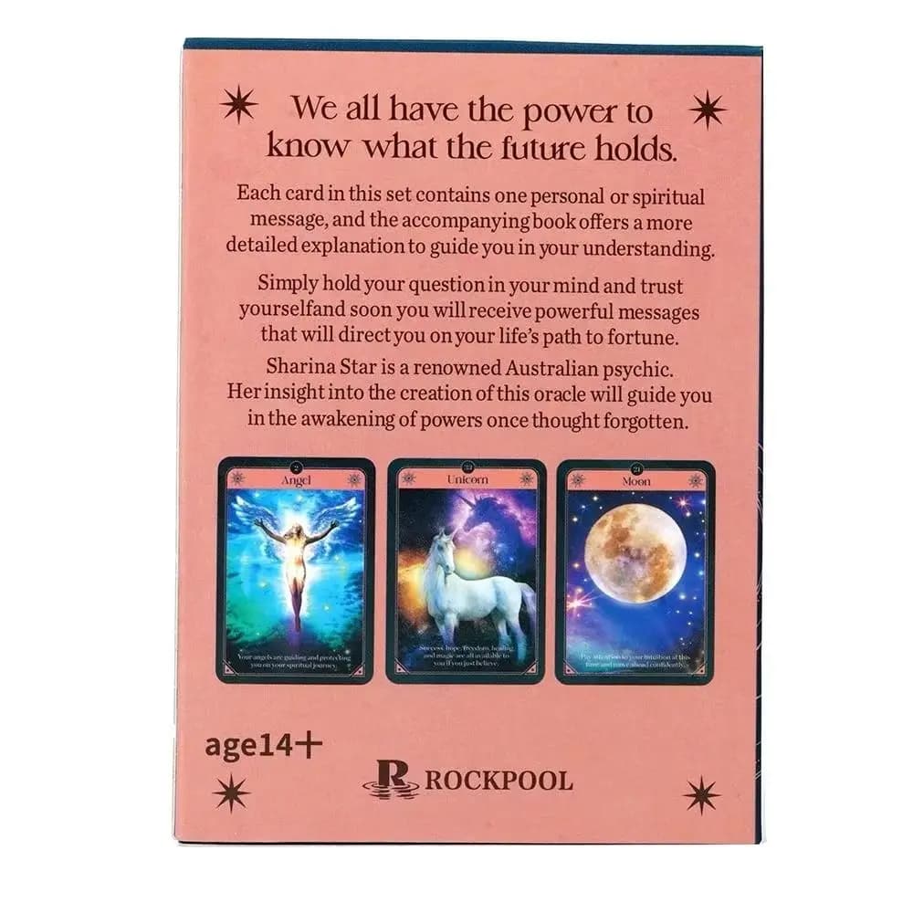 36 Pcs Cards Fortune Oracle Cards By Sharina Star Card Contains One Personal or Spiritual Message Guide You 10.4*7.3cm