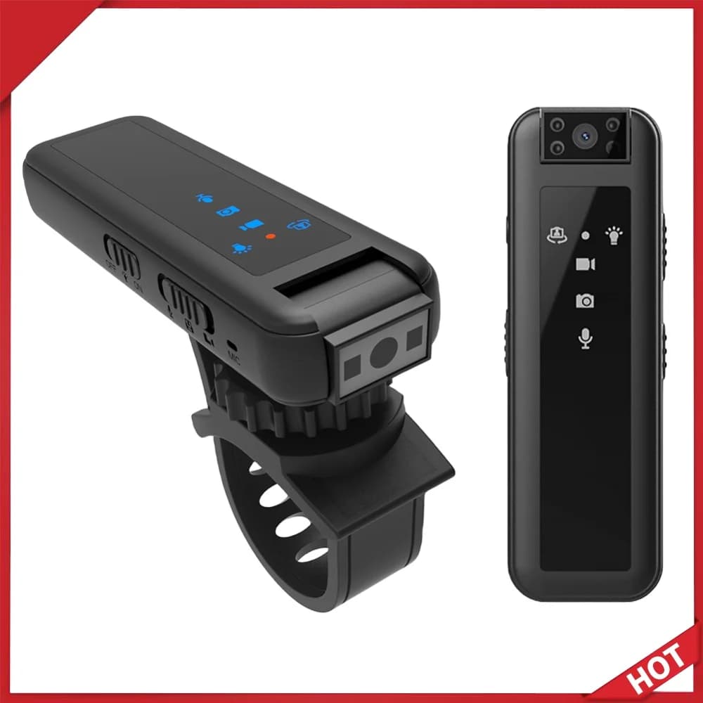 Mini Law Enforcement Recorder HD1080P Small Outdoor Sports Camera Infrared Night Vision Miniature Camcorder Back Clip