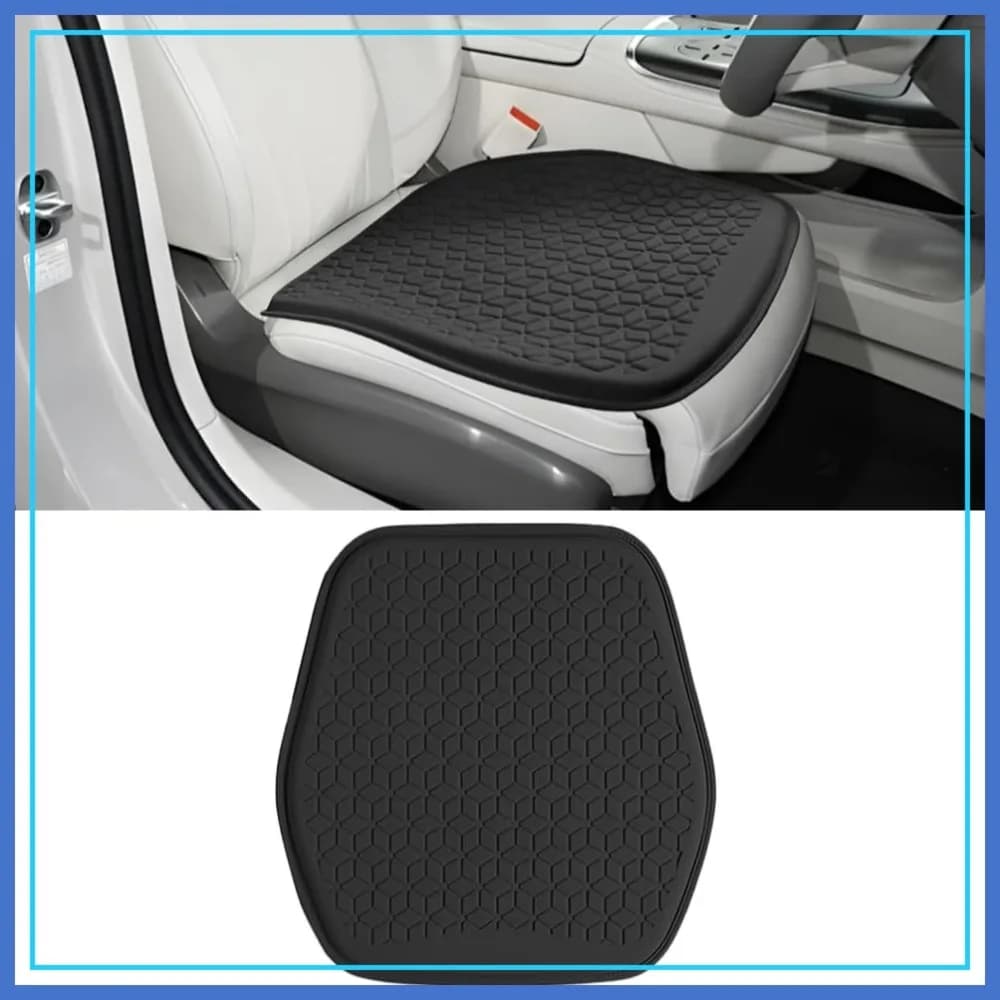 Cuscino in Gel Antiscivolo per Sedile Auto, Comodo Tappetino Protettivo per la Guida, Copertura Traspirante per Interni Veicoli, Universale per SUV, Berlina, Camion
