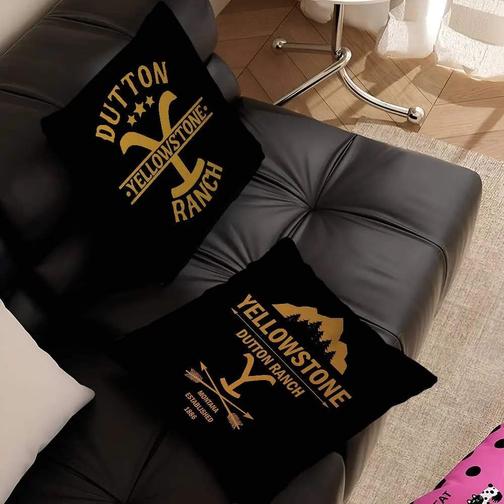 Yellowstone TV Show Pillow Cover for Bedroom Room and Living Room Sofa Decorative Cushion Cover