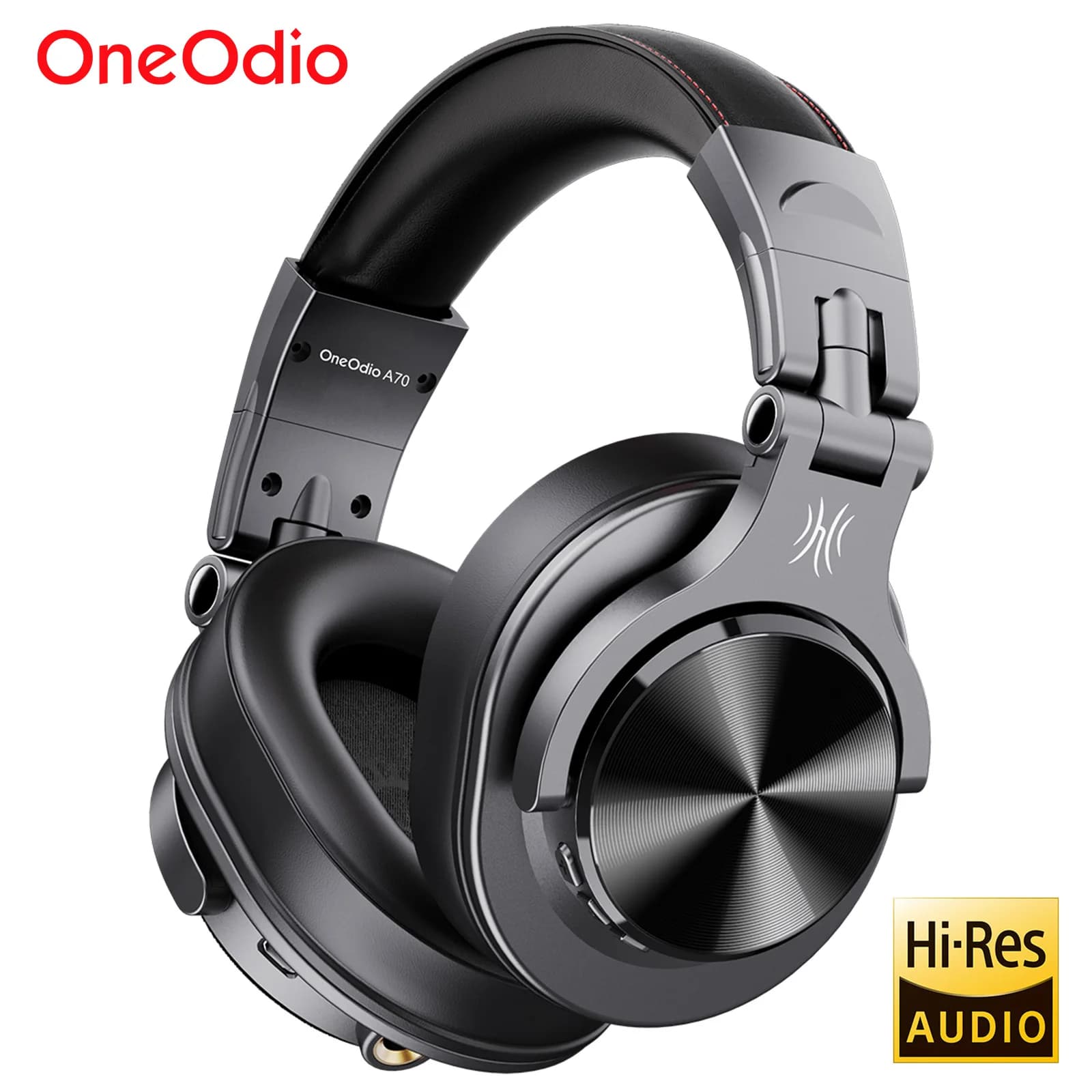 Cuffie Bluetooth Oneodio Fusion A70, Audio Hi-Res, Wireless Over-Ear, 72 Ore di Autonomia, Monitor Professionali da Studio, Auricolari HiFi per DJ