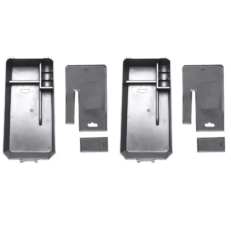 A04E-2X Scatola portaoggetti per bracciolo console centrale auto, organizer per Mercedes Benz Classe C GLC W205 2015+