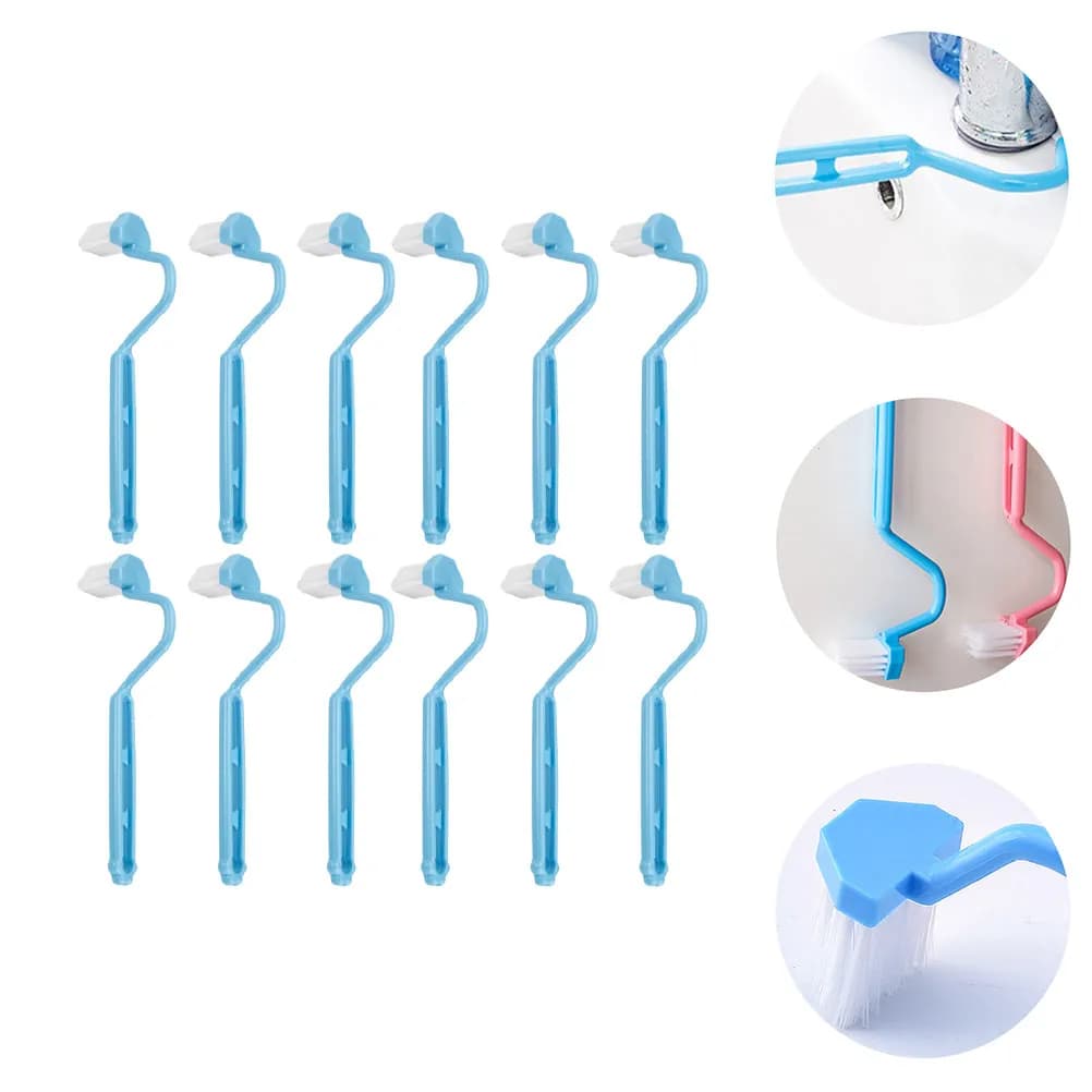 12Pcs Toilet Bowl Brushes with Stable Center of Gravity Design for Hard to Reach Areas Ceramic Glass Cleaning Bathroom Cleaning