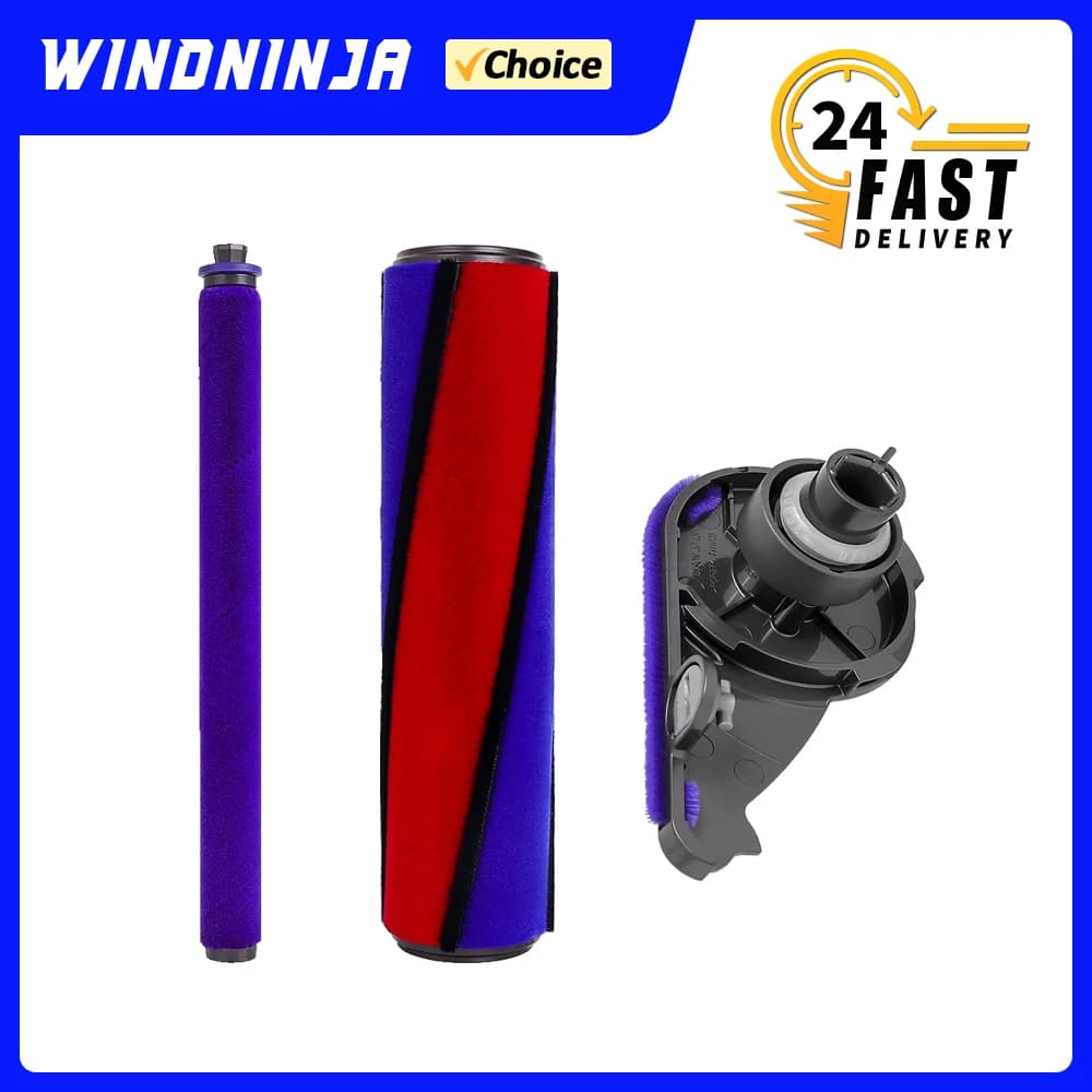 Spazzola per aspirapolvere Dyson V6 V7 V8 V10 V11, rullo in velluto morbido, spazzola per tappeti, copertura laterale, ricambi e accessori