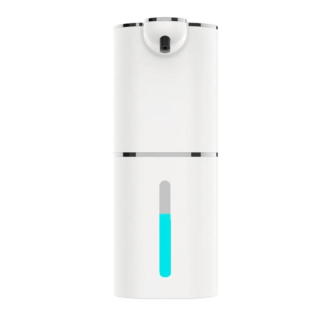 Dispenser di Sapone Automatico con Display Digitale, Senza Contatto, Montaggio a Parete, Macchina per Disinfettante Mani Ricaricabile 380ML