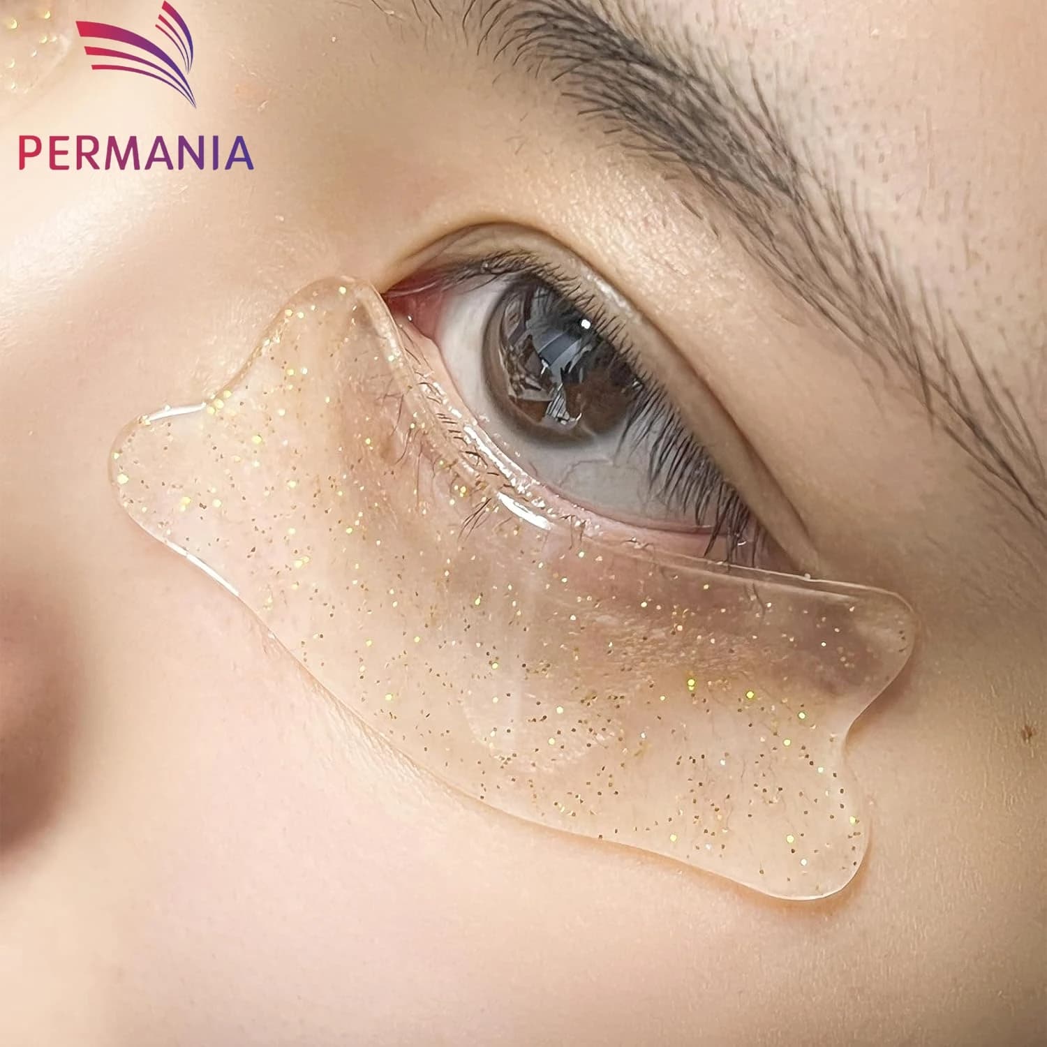 PERMANIA 2 Pezzi Cuscinetti in Silicone per Permanente Ciglia, Ammorbidimento e Sollevamento Ciglia, Scudo Autoadesivo 3D, Accessori per Arricciaciglia, Strumento per il Trucco