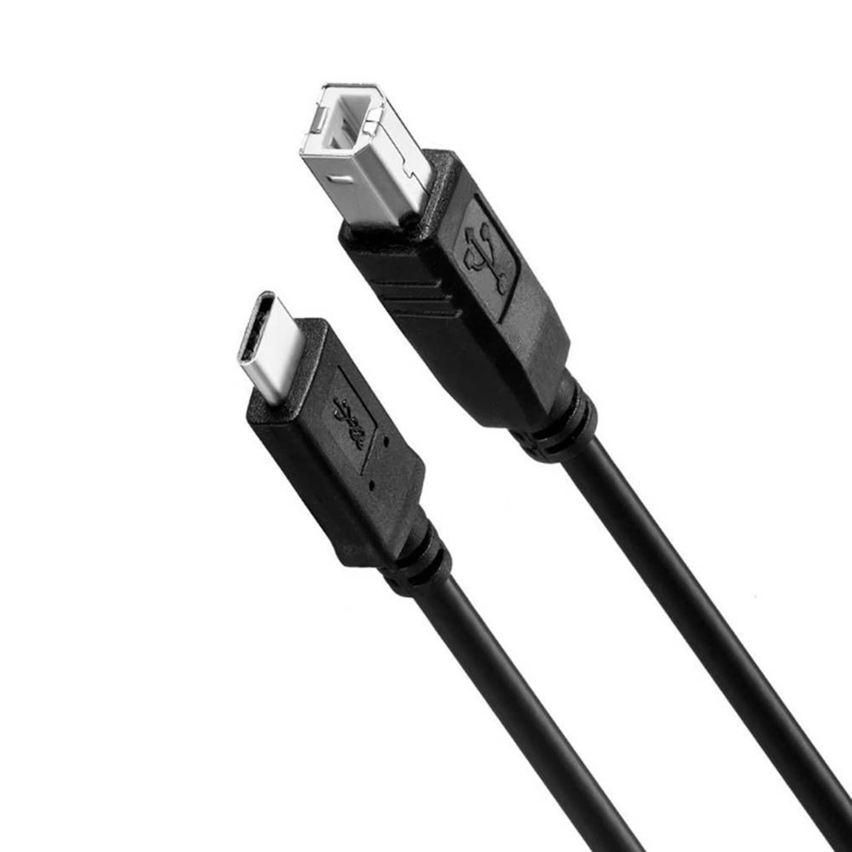 USB-C USB 3.1 type C male USB2.0 USB B male data cable for portable printer, 1M-ABIU hard drive