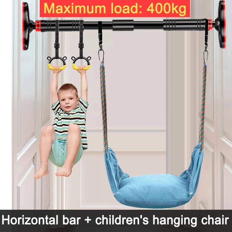 100-150 cm Hanging hammock Pull Up Horizontal bar EQUIP Wall door for home Exercise Sports Training Fitness ring equipment