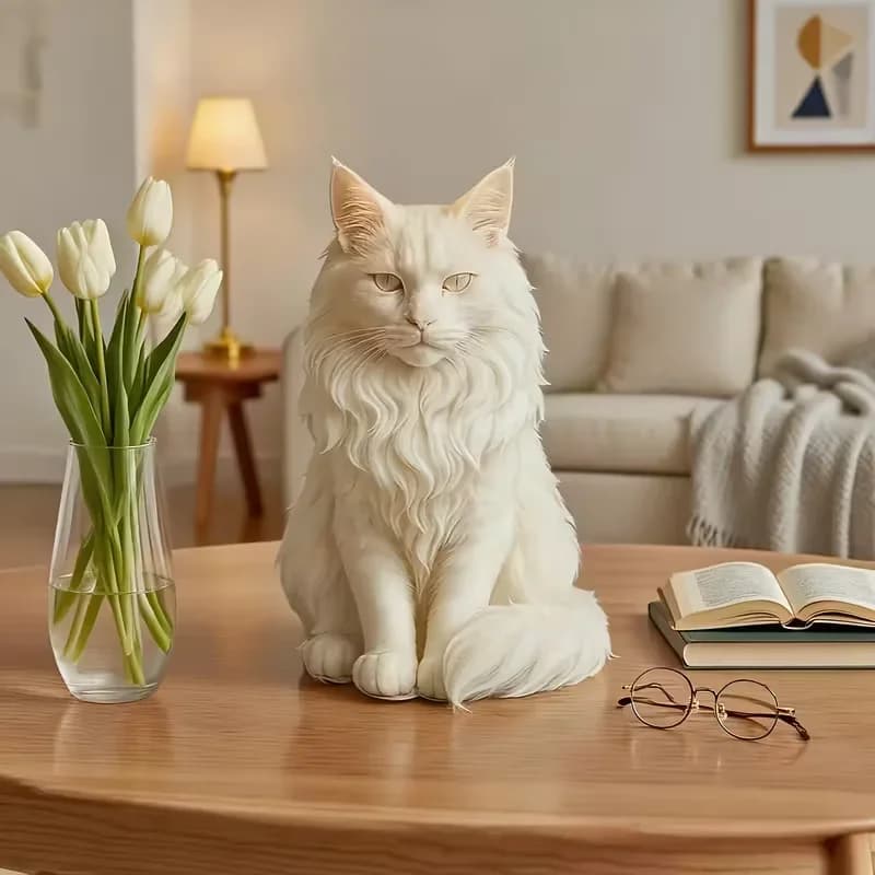Stampo in Silicone a Forma di Gatto Seduto per Aromaterapia, Ornamenti in Gesso e Resina, Sapone Fatto a Mano, Candele Fai-da-Te, Accessori per Gattini Carini