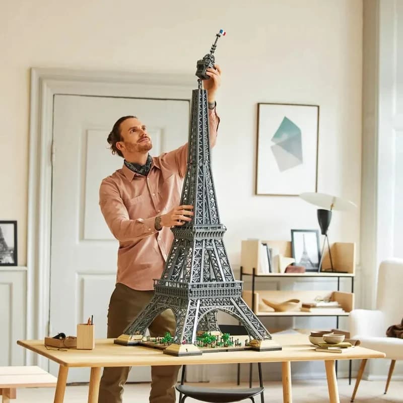 2026 Disponibile 10001 Pezzi Grandi Blocchi da Costruzione Torre Eiffel Mattoncini Giocattolo Regalo di Compleanno Natale per Bambini Compatibile con 10307 10181 17002