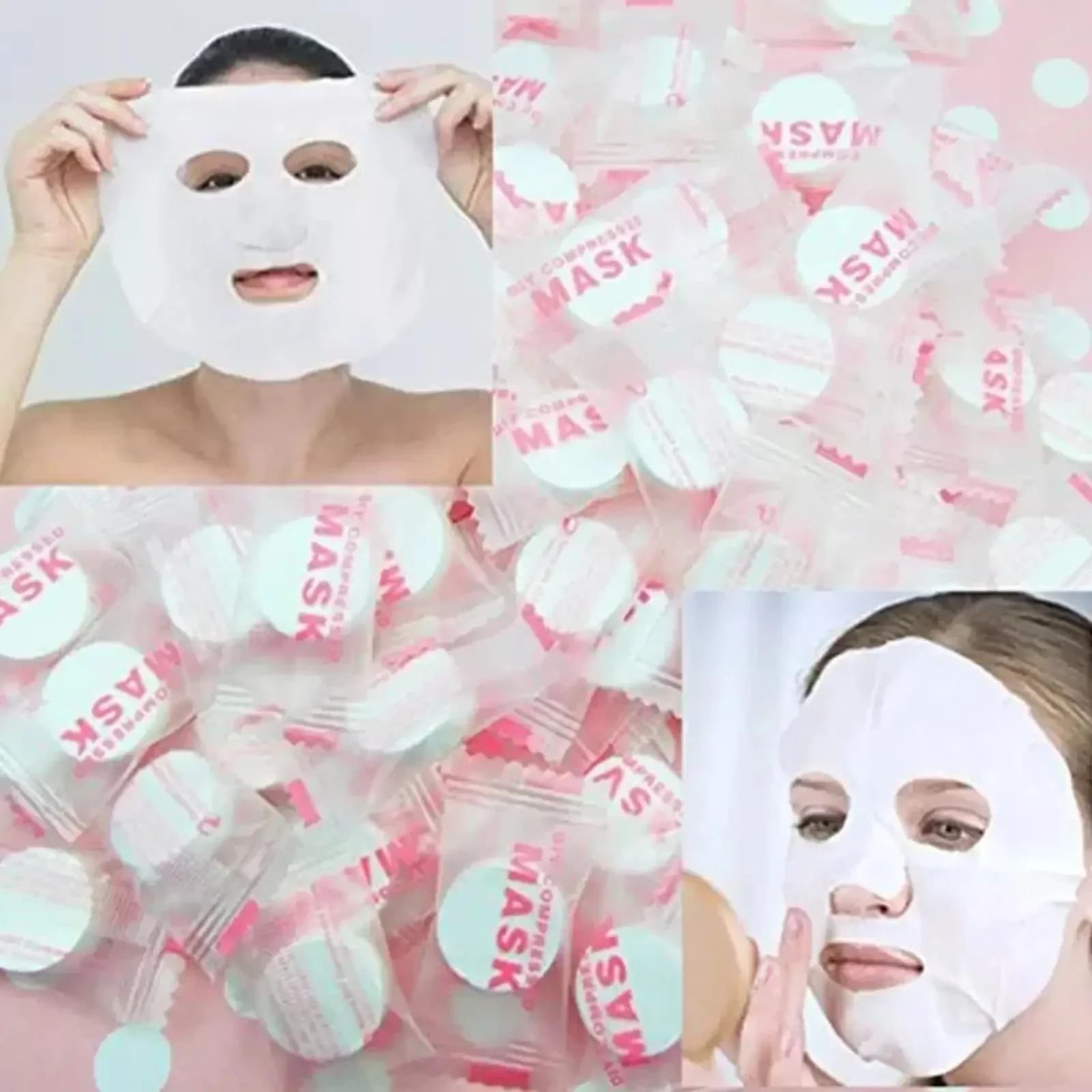 30/50 pezzi asciugamano monouso maschera compressa asciugamani da bagno cura della pelle accessori per il bagno portatile da viaggio foglio per il viso pulizia della casa